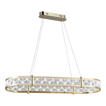 Lampadario a sospensione in cristallo dimmerabile su cavo ENRIQUE LED/50W//230V 3000-6000K + telecomando