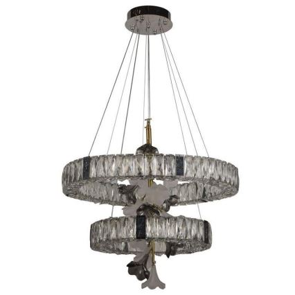 Lampadario a sospensione in cristallo dimmerabile a LED su cavo LED/70W/230V 3000-6500K + telecomando