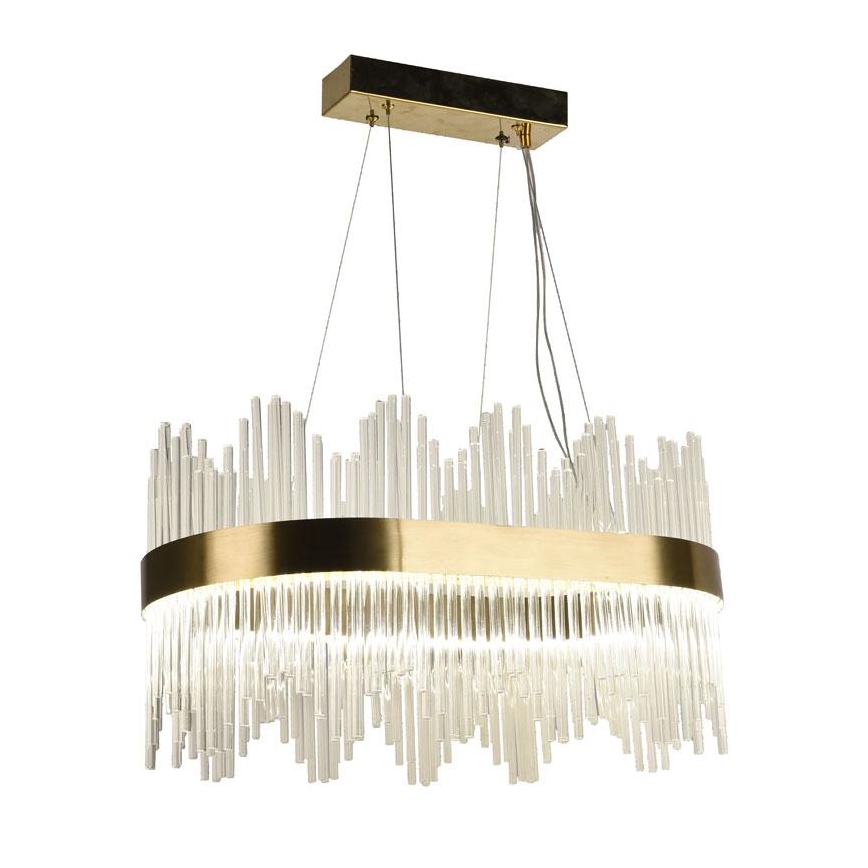 Lampadario a sospensione in cristallo dimmerabile a LED su cavo LED/70W/230V 3000-6500K + telecomando