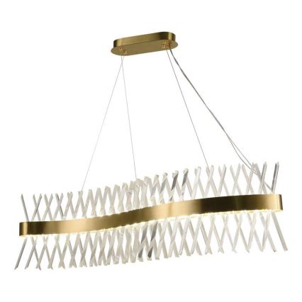 Lampadario a sospensione in cristallo dimmerabile a LED su cavo LED/95W/230V 3000-6500K + telecomando