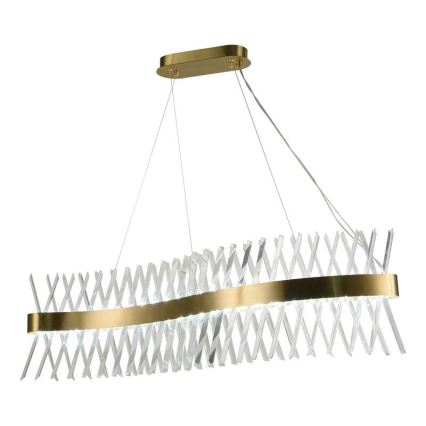 Lampadario a sospensione in cristallo dimmerabile a LED su cavo LED/95W/230V 3000-6500K + telecomando
