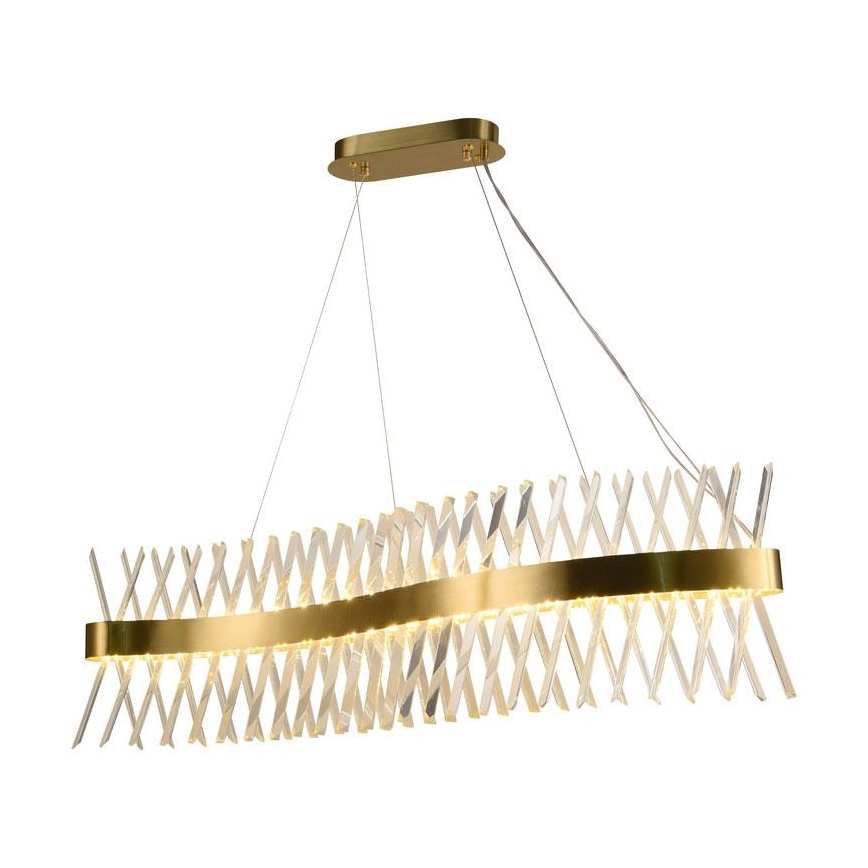 Lampadario a sospensione in cristallo dimmerabile a LED su cavo LED/95W/230V 3000-6500K + telecomando