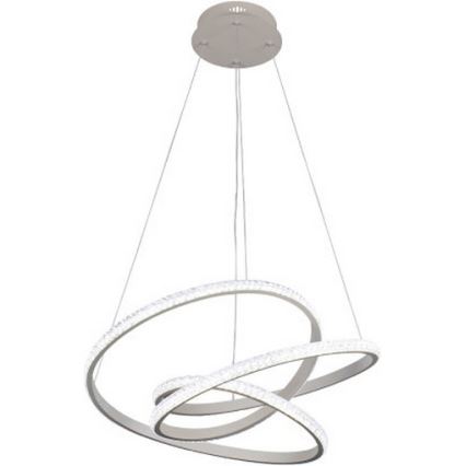 Lampadario LED dimmerabile a sospensione con cavo LED/90W/230V 3000-6500K Ø 47 cm + telecomando