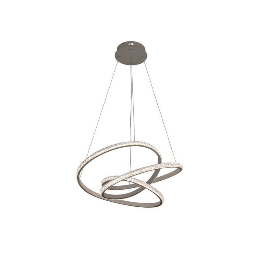 Lampadario LED dimmerabile a sospensione con cavo LED/90W/230V 3000-6500K Ø 47 cm + telecomando
