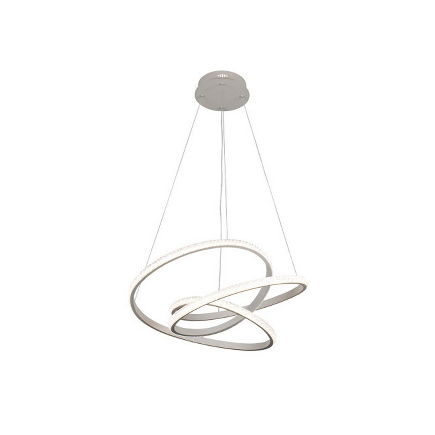 Lampadario LED dimmerabile a sospensione con cavo LED/90W/230V 3000-6500K Ø 47 cm + telecomando