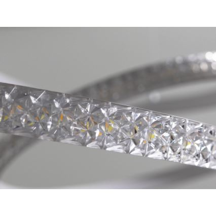 Lampadario LED dimmerabile a sospensione con cavo LED/90W/230V 3000-6500K Ø 47 cm + telecomando