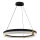 Lampadario a sospensione LED su cavo TRIANGLE LED/40W/230V 3000/4000/6000K Ø 60 cm nero