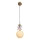 Lampadario a sospensione per bambini ASTRONAUT 1xE27/60W/230V diametro 15 cm oro/beige