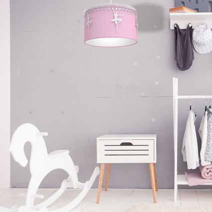 Lampadario a sospensione per bambini BALETNICA 1xE27/60W/230V