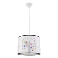 Lampadario a sospensione per bambini OWLS 1xE27/15W/230V diametro 40 cm gufi