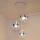 Lampadario a sospensione per bambini STARS 3xE27/15W/230V blu/bianco