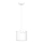 Lampadario a sospensione per bambini SWEET 1xE27/15W/230V bianco/farfalla