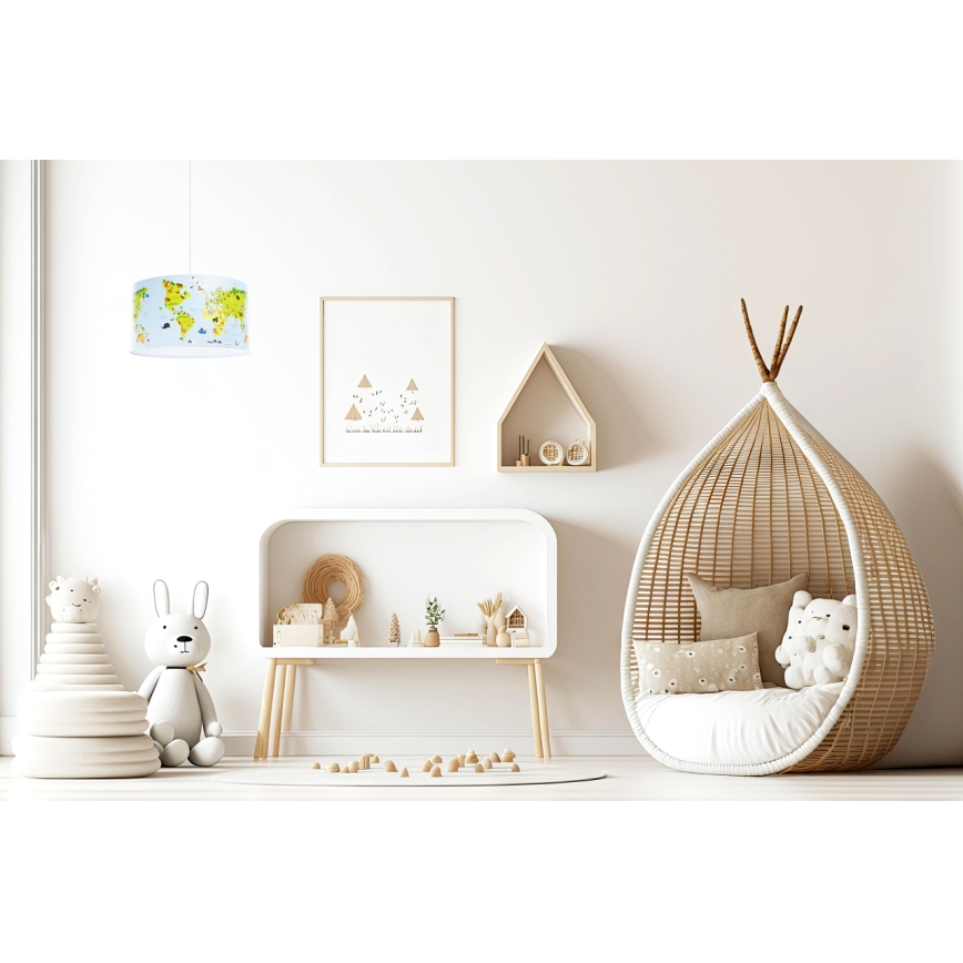 Lampadario a sospensione per bambini SWEET DREAMS 1xE27/60W/230V diametro 30 cm