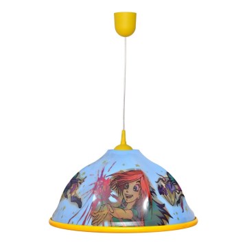 Lampadario a sospensione per bambini WITCH 1xE27/15W/230V