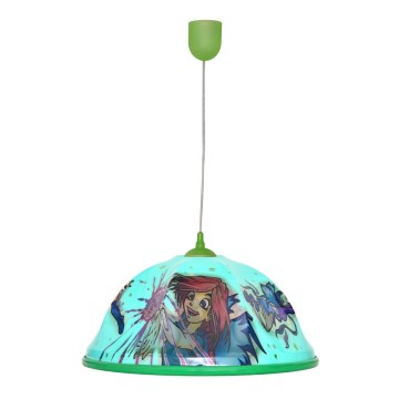 Lampadario a sospensione per bambini WITCH 1xE27/15W/230V