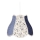 Lampadario a sospensione per bambini ZUZA 1xE27/60W/230V blu