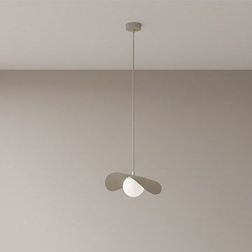 Lampadario a sospensione RITUAL 1xG9/8W/230V beige