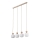 Lampadario a sospensione su cavo BALLO 4xE14/10W/230V beige