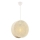 Lampadario a sospensione su cavo BIG DRUM 1xE27/60W/230V crema