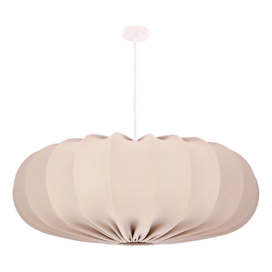 Lampadario a sospensione su cavo CAFEE 1xE27/40W/230V Ø 66 cm beige