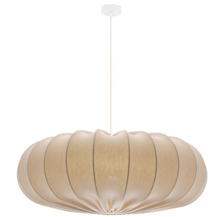 Lampadario a sospensione su cavo CAFEE 1xE27/40W/230V Ø 66 cm beige