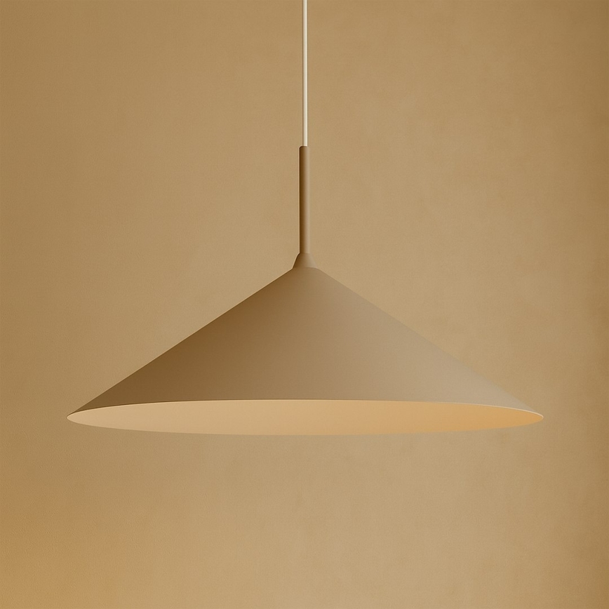 Lampadario a sospensione su cavo CAPITAL 1xGX53/15W/230V Ø 60 cm beige