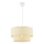 Lampadario a sospensione su cavo ECHO 1xE27/60W/230V crema