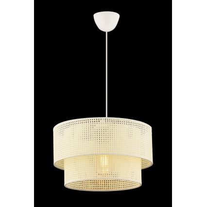 Lampadario a sospensione su cavo ECHO 1xE27/60W/230V crema
