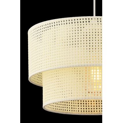 Lampadario a sospensione su cavo ECHO 1xE27/60W/230V crema
