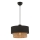 Lampadario a sospensione su cavo ECHO 1xE27/60W/230V nero/marrone