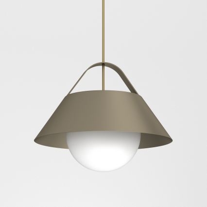 Lampadario a sospensione su cavo FUNDA 1xE27/15W/230V bronzo
