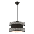 Lampadario a sospensione su cavo HALO 1xE27/60W/230V nero/grigio