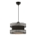 Lampadario a sospensione su cavo HALO 1xE27/60W/230V nero/grigio