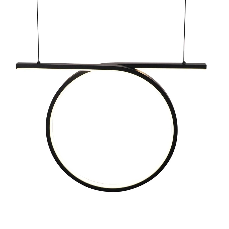 Lampadario a sospensione su cavo ODETTA LED/30W/230V 4000K nero