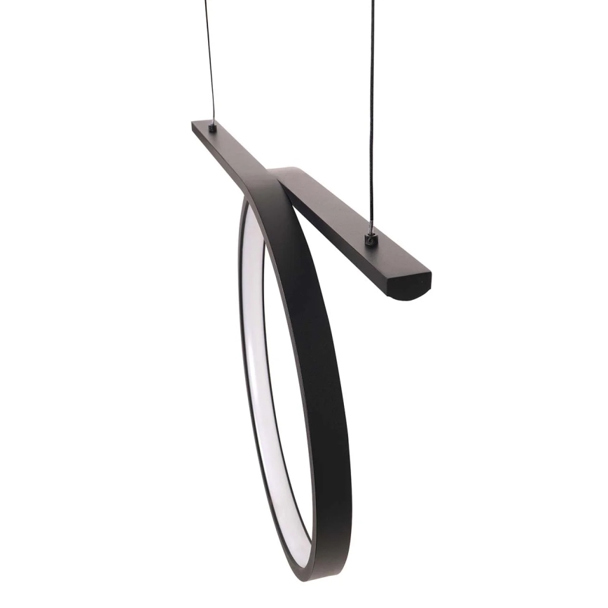 Lampadario a sospensione su cavo ODETTA LED/30W/230V 4000K nero