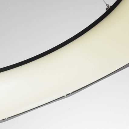 Lampadario a sospensione su cavo REUS LED/36W/230V 4000K Ø 61 cm nero