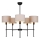 Lampadario a stelo MADELA 5xE14/40W/230V bianco/nero