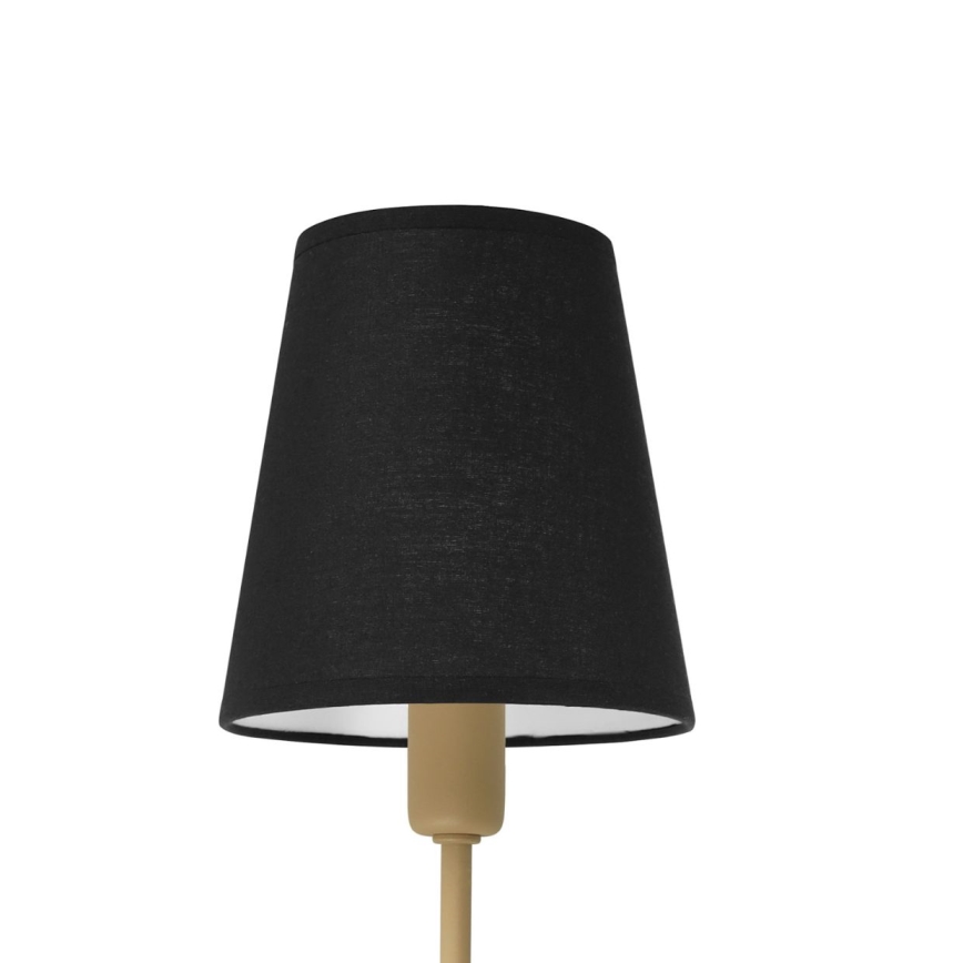 Lampadario a stelo MADELA 5xE14/40W/230V nero/beige