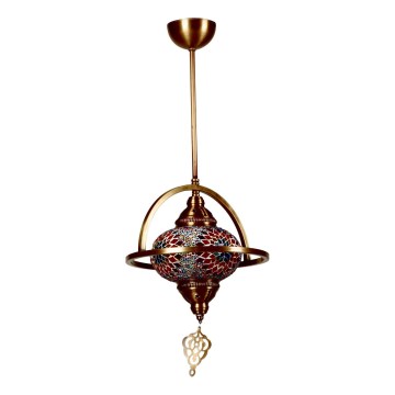 Lampadario a stelo YENI 1xE27/40W/230V bronzo