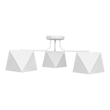 Lampadario ADAMANT 3xE27/15W/230V bianco