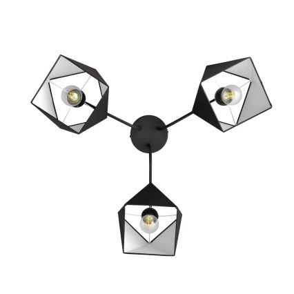 Lampadario ADAMANT 3xE27/15W/230V nero