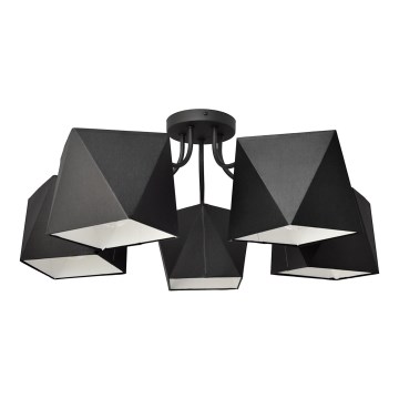 Lampadario ADAMANT 5xE27/15W/230V nero