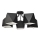 Lampadario ADAMANT 5xE27/15W/230V nero