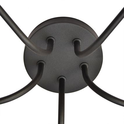 Lampadario ADAMANT 5xE27/15W/230V nero