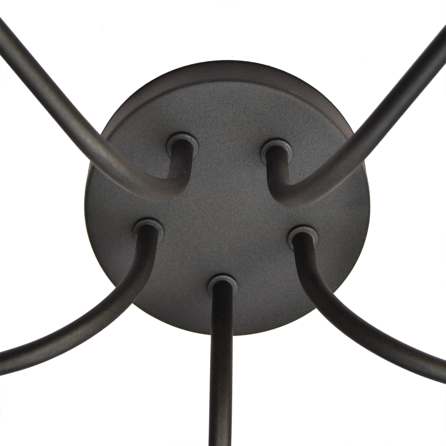 Lampadario ADAMANT 5xE27/15W/230V nero