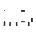Lampadario con asta URANOS 5xGU10/10W/230V nero