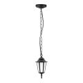 Lampadario da esterno 1xE27/20W/230V IP43 nero