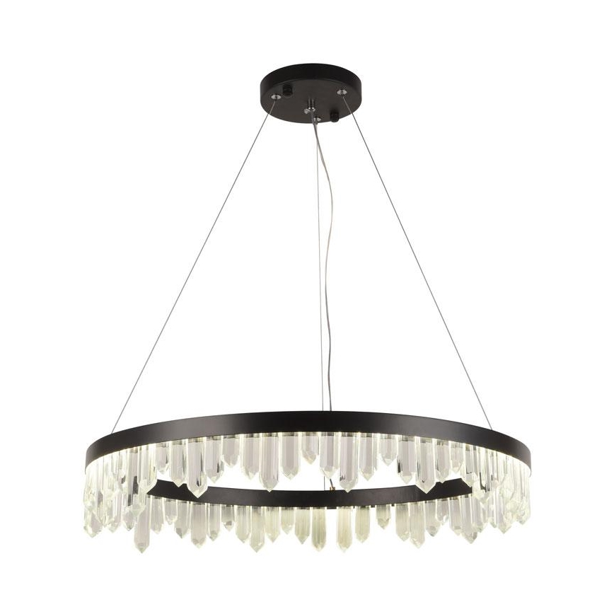Lampadario di cristallo a LED dimmerabile su una stringa LED/40W/230V + telecomando