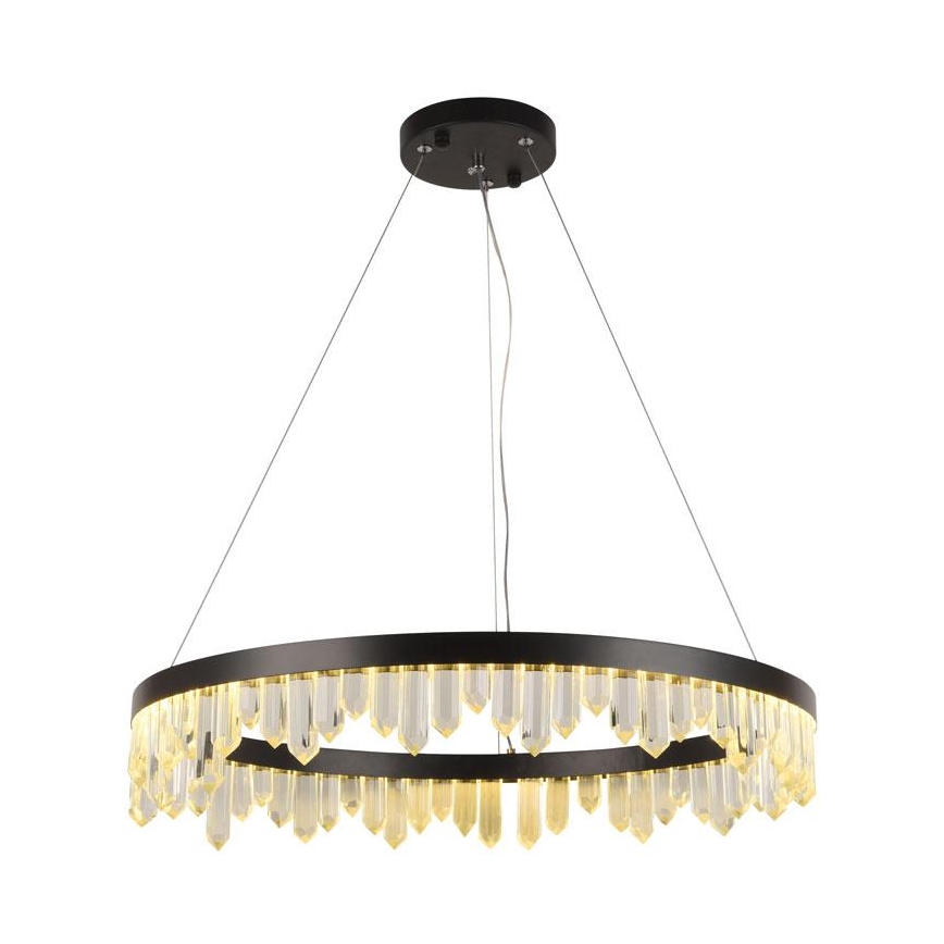 Lampadario di cristallo a LED dimmerabile su una stringa LED/40W/230V + telecomando