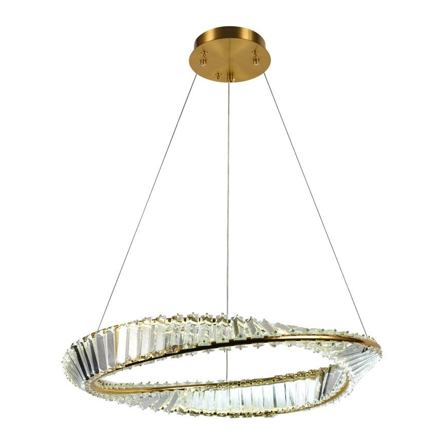 Lampadario di cristallo a LED dimmerabile su una stringa LED/40W/230V + telecomando